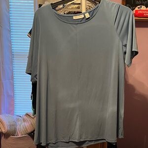 Susan Graver Women's Short Sleeve Top